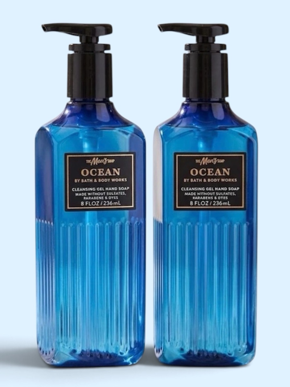 Bath & Body Works Men's Collection Ocean Cleansing Gel Hand Soap 2-Pack New